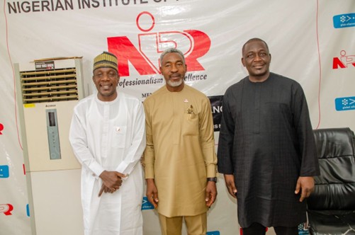 L-R: Dr. Suleiman A. Suleiman, Dr. Ike Neliaku and Prof. Emmanuel Dandaura